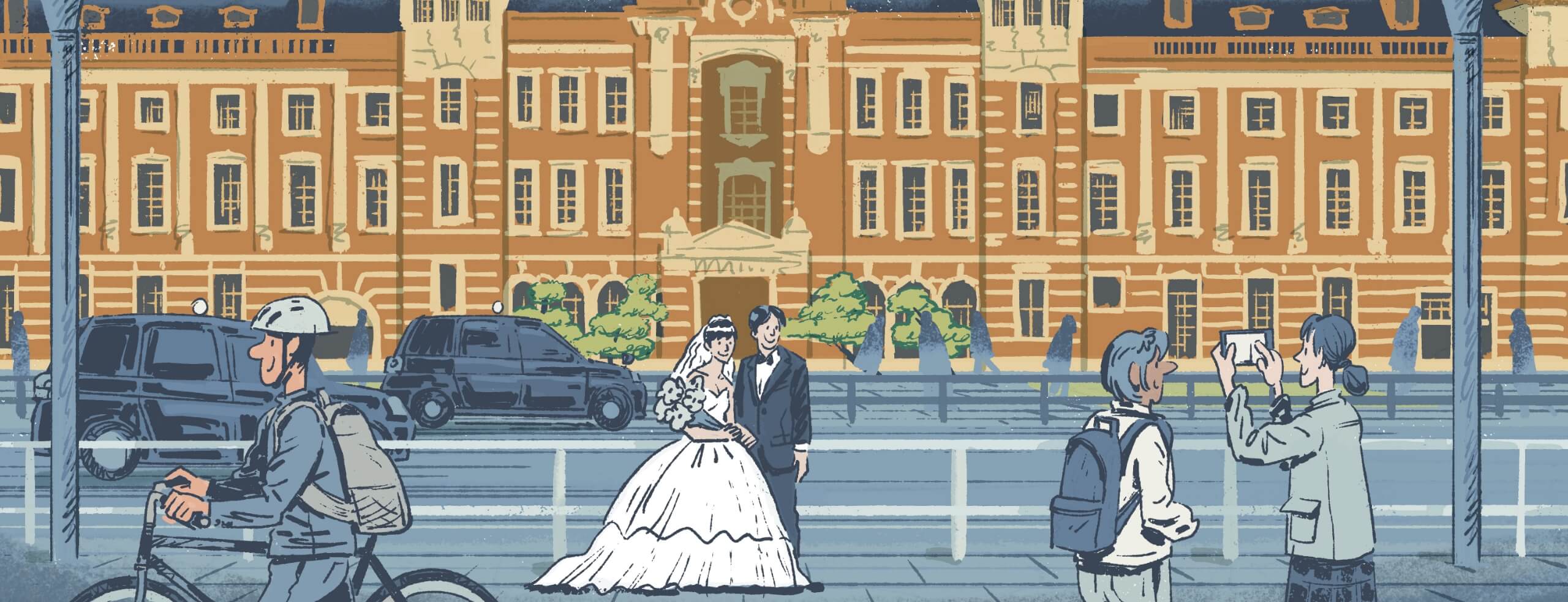 フレーム入 John S. GIBB サイン入り リトグラフ 列車 ビクトリア駅