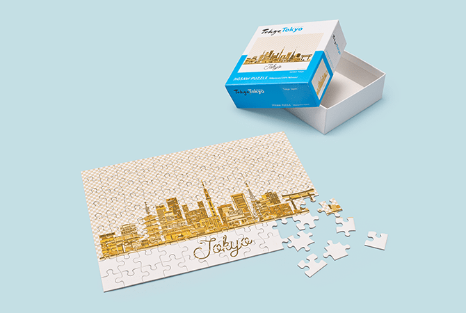 Jigsaw puzzle / Jigsaw puzzle Gold pattern イメージ 5