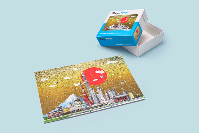 Jigsaw puzzle / Jigsaw puzzle Gold pattern イメージ 6