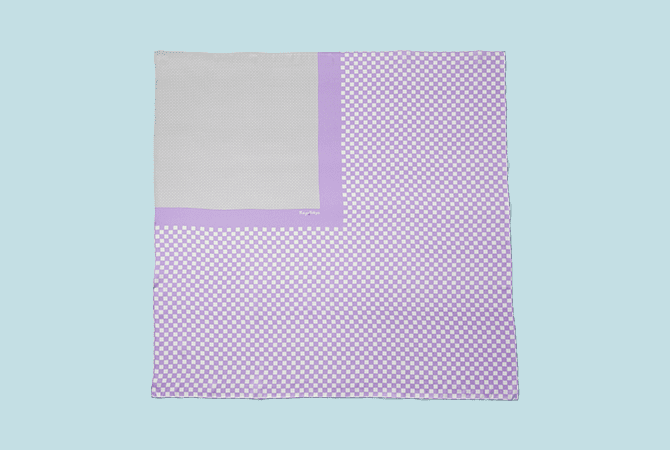 Furoshiki Scarf (Blue, Purple, Yellow, Orange, Green) イメージ 3
