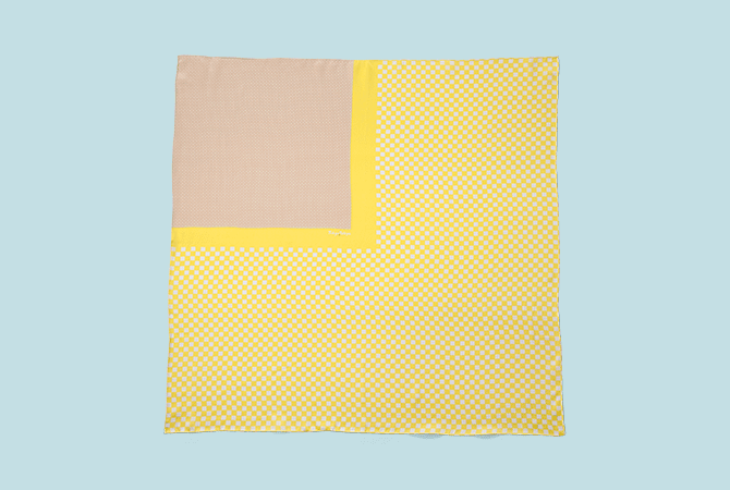 Furoshiki Scarf (Blue, Purple, Yellow, Orange, Green) イメージ 4