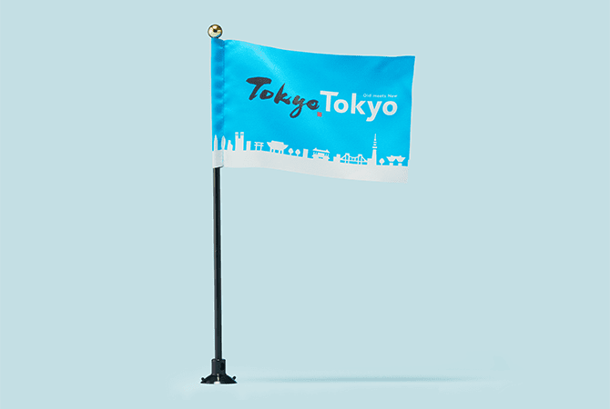 ミニフラッグ(白) / ミニフラッグ(ブルー) イメージ 3