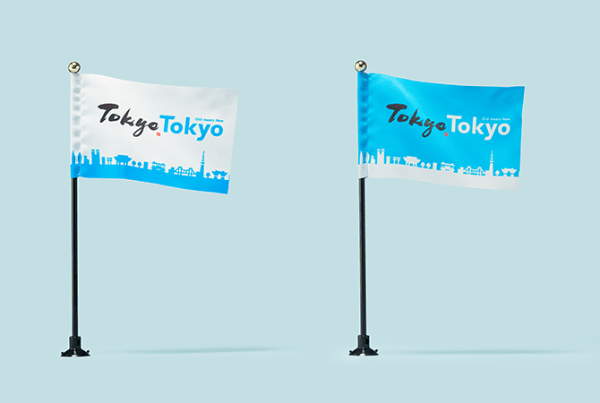 ミニフラッグ(白) / ミニフラッグ(ブルー) イメージ 4