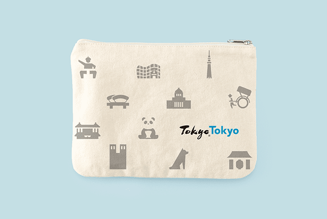 Tokyo Tokyo ポーチ（ピクトグラム） イメージ 1
