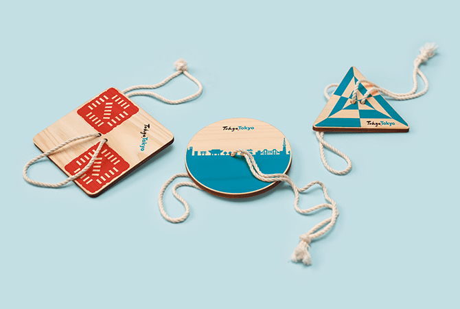 Wooden button spinners イメージ 1