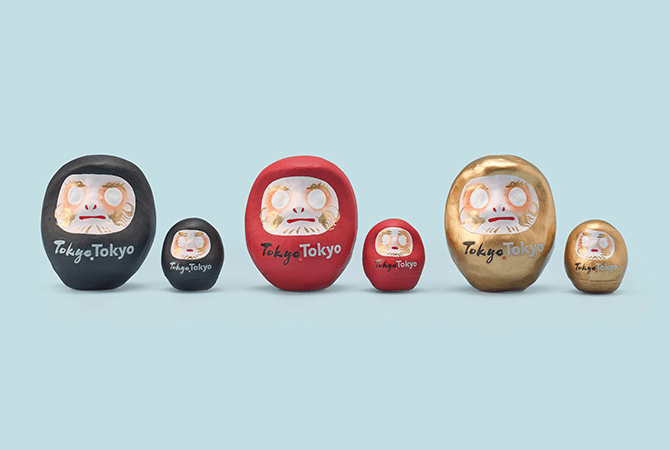 Tokyo Tokyo HappyDaruma (Dragon and Phoenix) イメージ 1