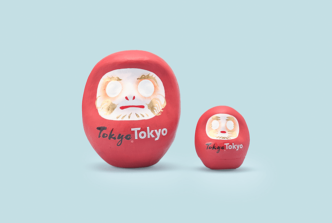 Tokyo Tokyo はっぴーだるま「龍と鳳凰」 | 東京おみやげ | Tokyo