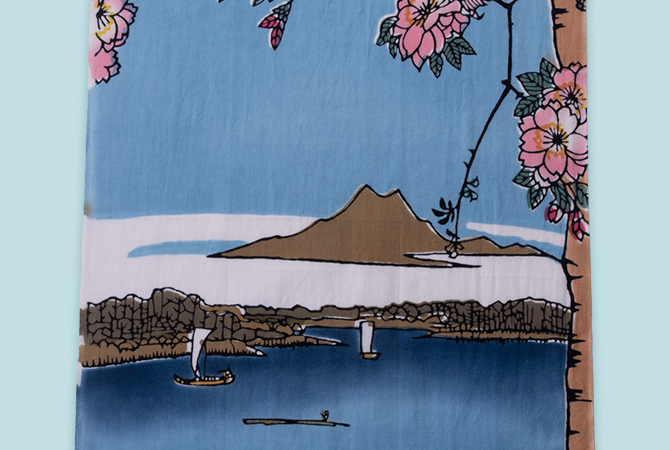 ART FRAME & ART TENUGUI（“Kabuki Costume-MICHITOSE (plum)”,“KABUKI”,“Summer in Japan”,“Carp Ascending a Waterfall”, “Ebisu holding a sea bream”, “Maiko”, “Ukiyoe- Plum Estate, Kameido”, “Mount Fuji in Rinpa Tradition”, “Ukiyoe- Suijin Shrine and Massaki on the Sumida River”, “White Plum Blossoms”） イメージ 12