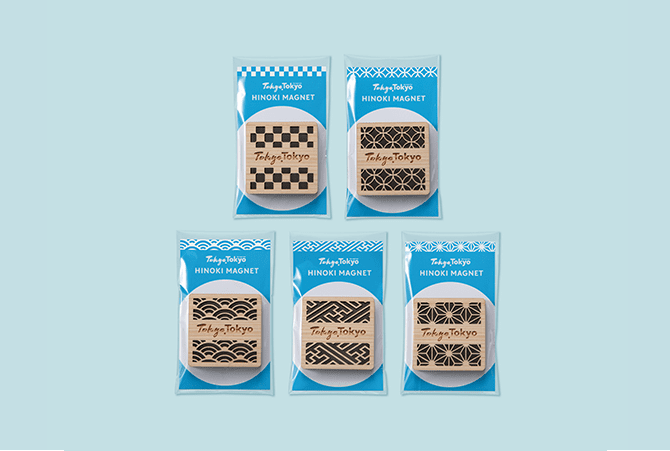 Tokyo Tokyo ヒノキのマグネット | 東京おみやげ | Tokyo Tokyo