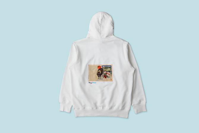HIKIFUDA Art hooded sweatshirt イメージ 4
