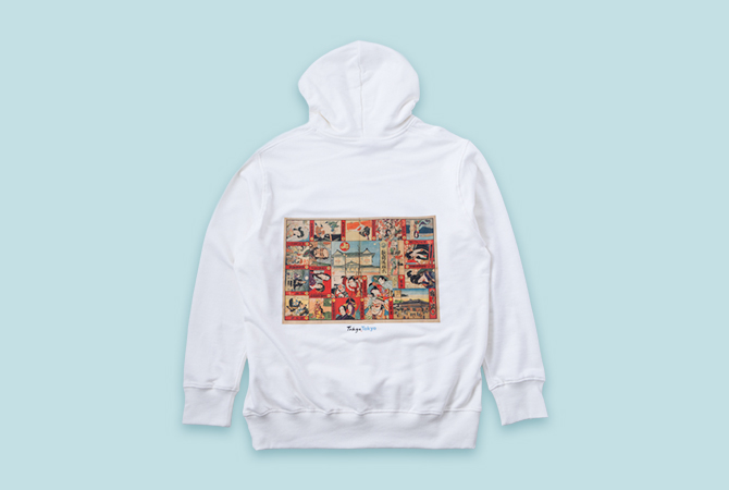 HIKIFUDA Art hooded sweatshirt イメージ 8