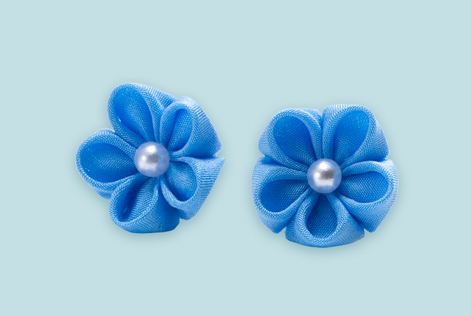 Piercings “SERIKA” made by Tsumami-zaiku イメージ 1