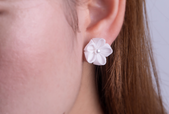 Piercings “SERIKA” made by Tsumami-zaiku イメージ 4