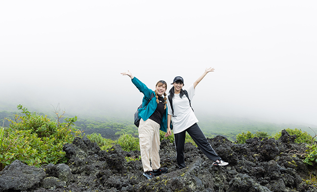大島の自然と文化を堪能！<br>仲良し大学生の<br>リラックス&アクティブ旅